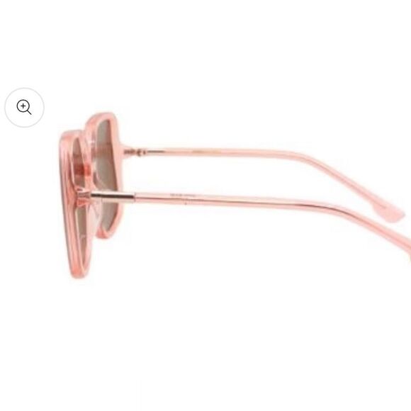 TRANSPARENT Free People JANIS SUNGLASSES-TRANSLUCENT PINK NWT main image 4